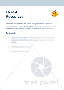 AML/CTF: Suspicious Activity Reporting (SAR) and anti-tipping off FAQ advice for staff (three-page A4 document)